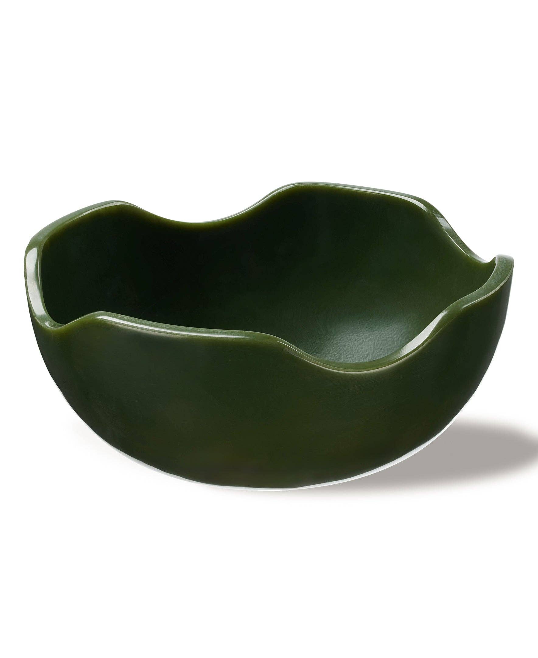 Wavy Resin Bowl: Purple / Large 13&