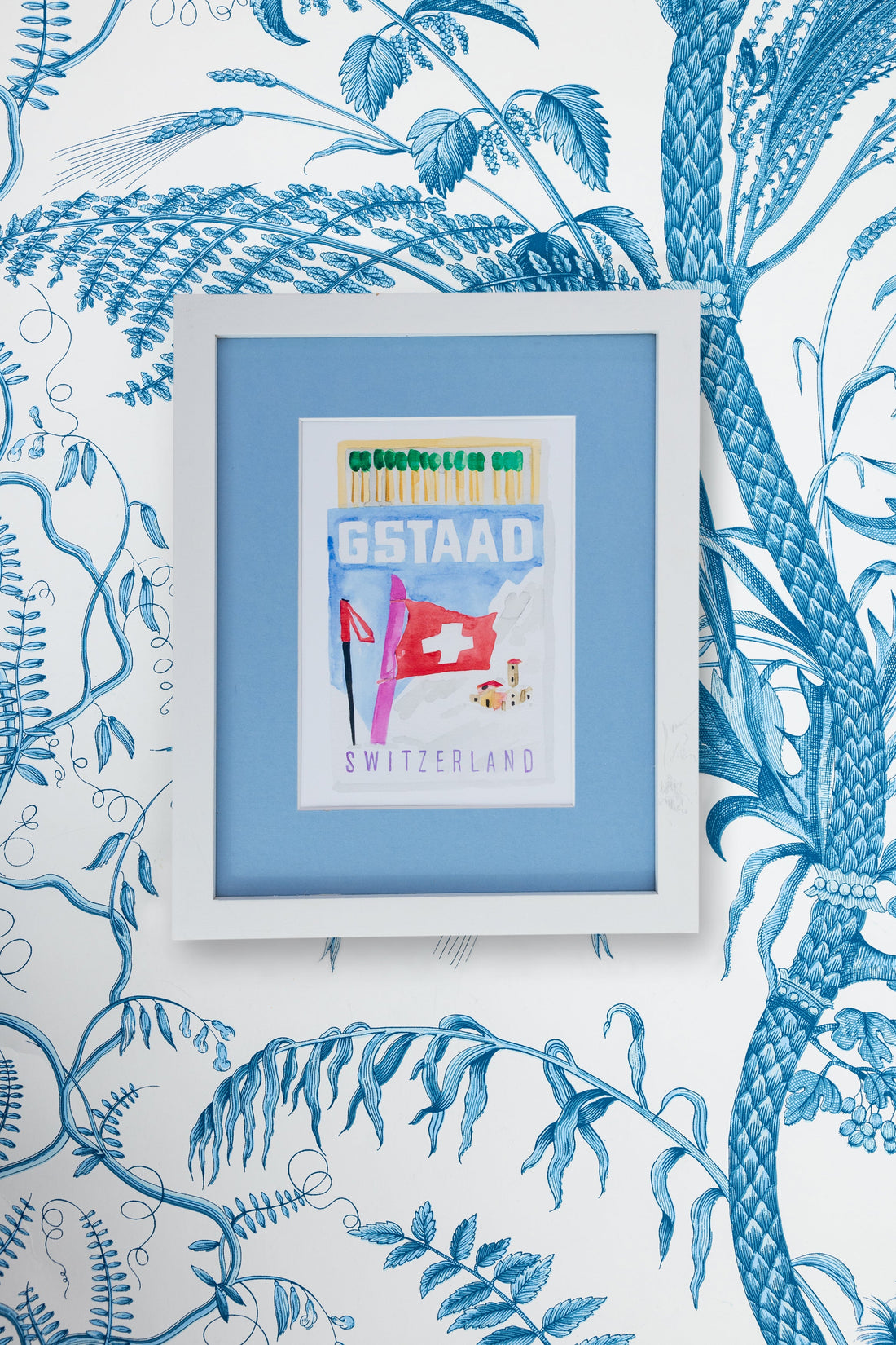 Gstaad Matchbook Art Print