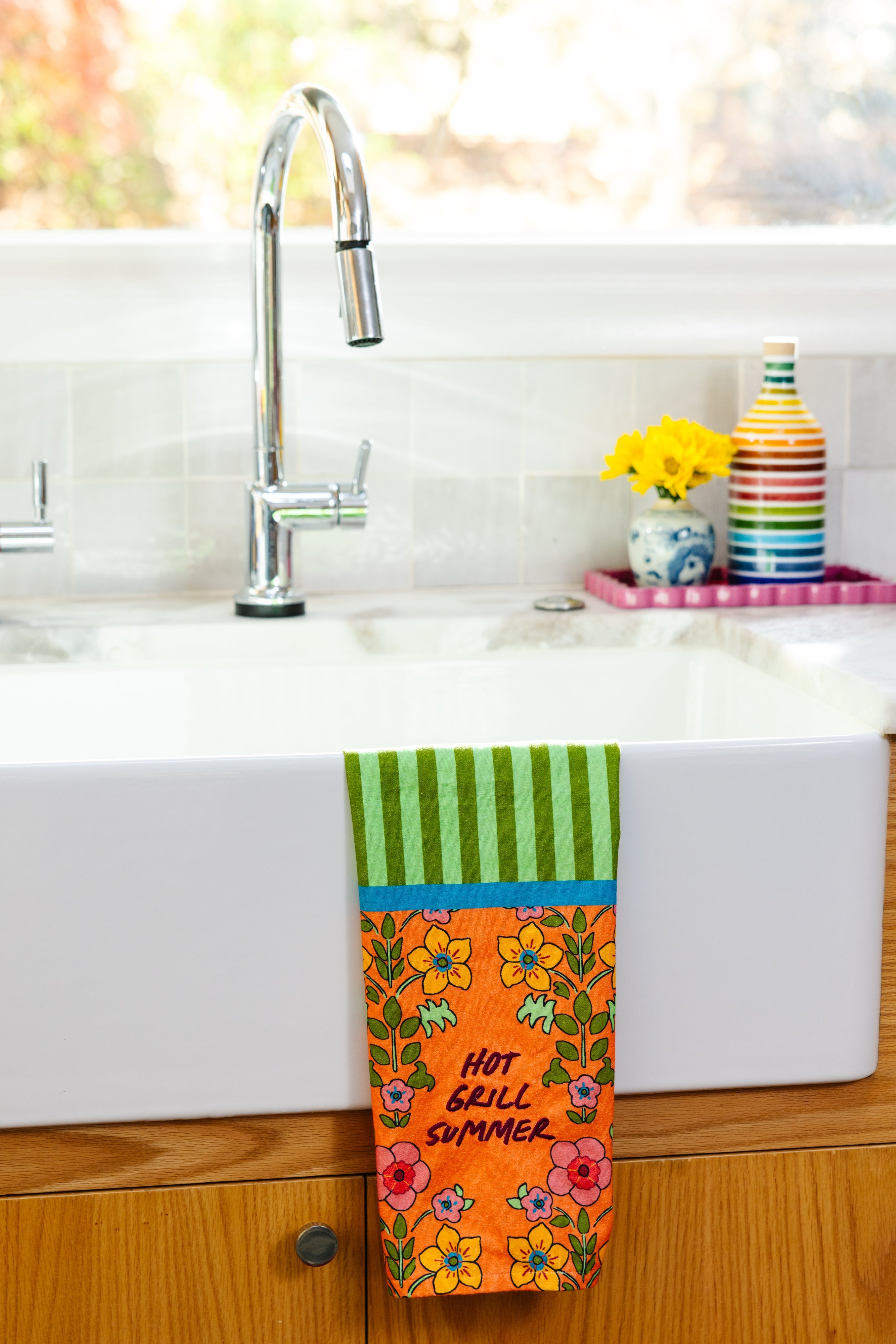 Grill Summer Dish Towel