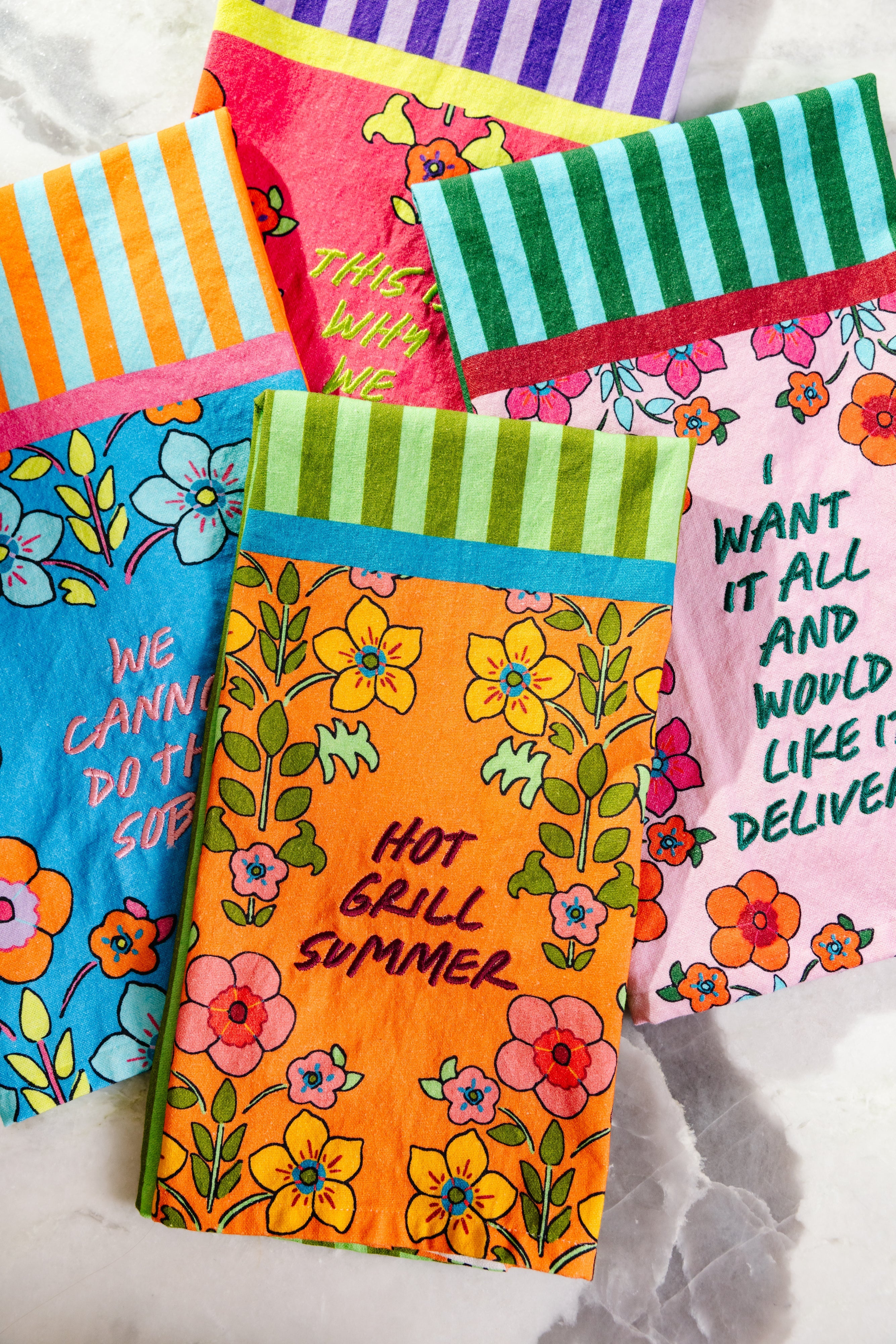 Grill Summer Dish Towel