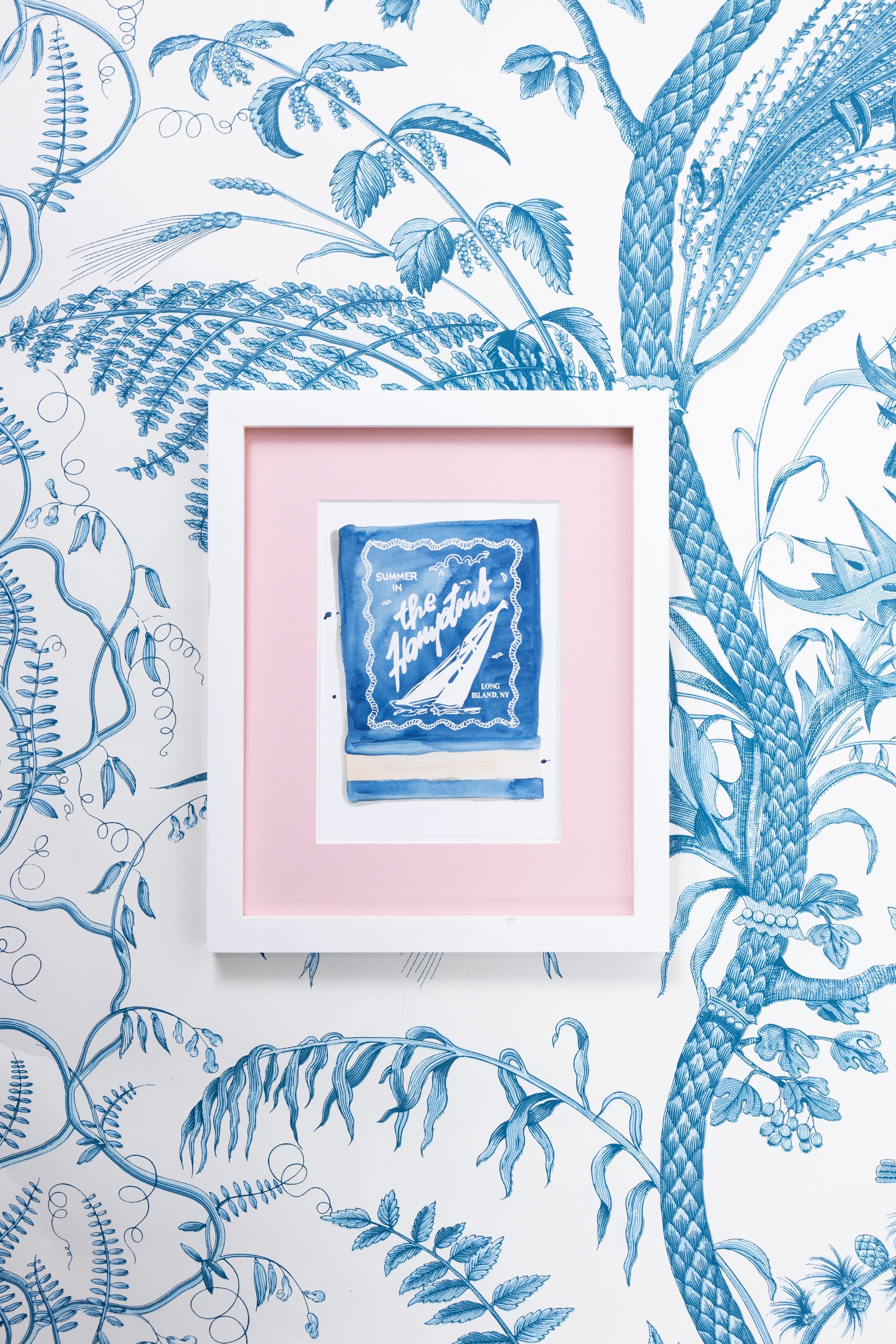 The Hamptons Matchbook Art Print