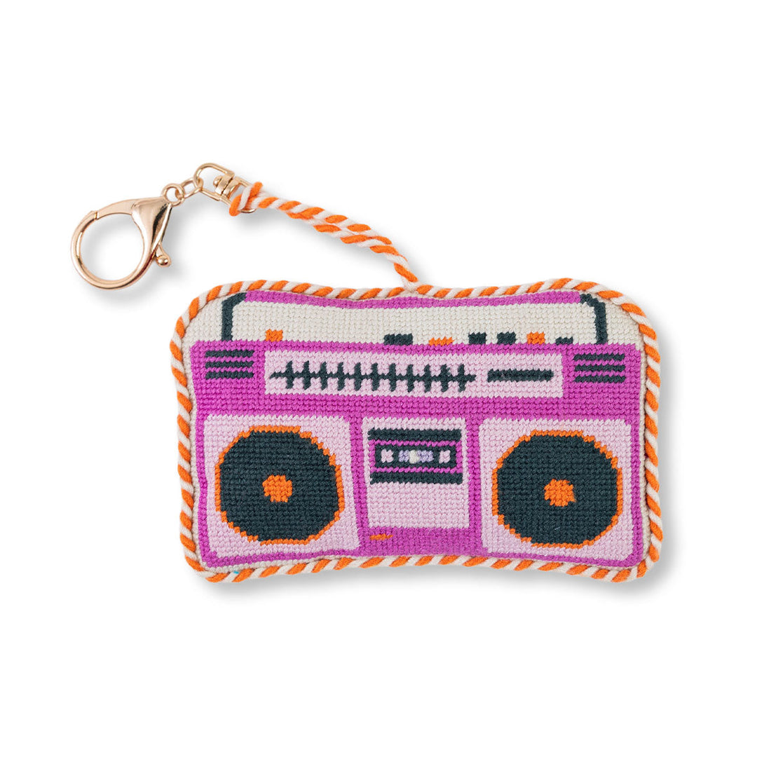 Pink Boombox- Bag Charm