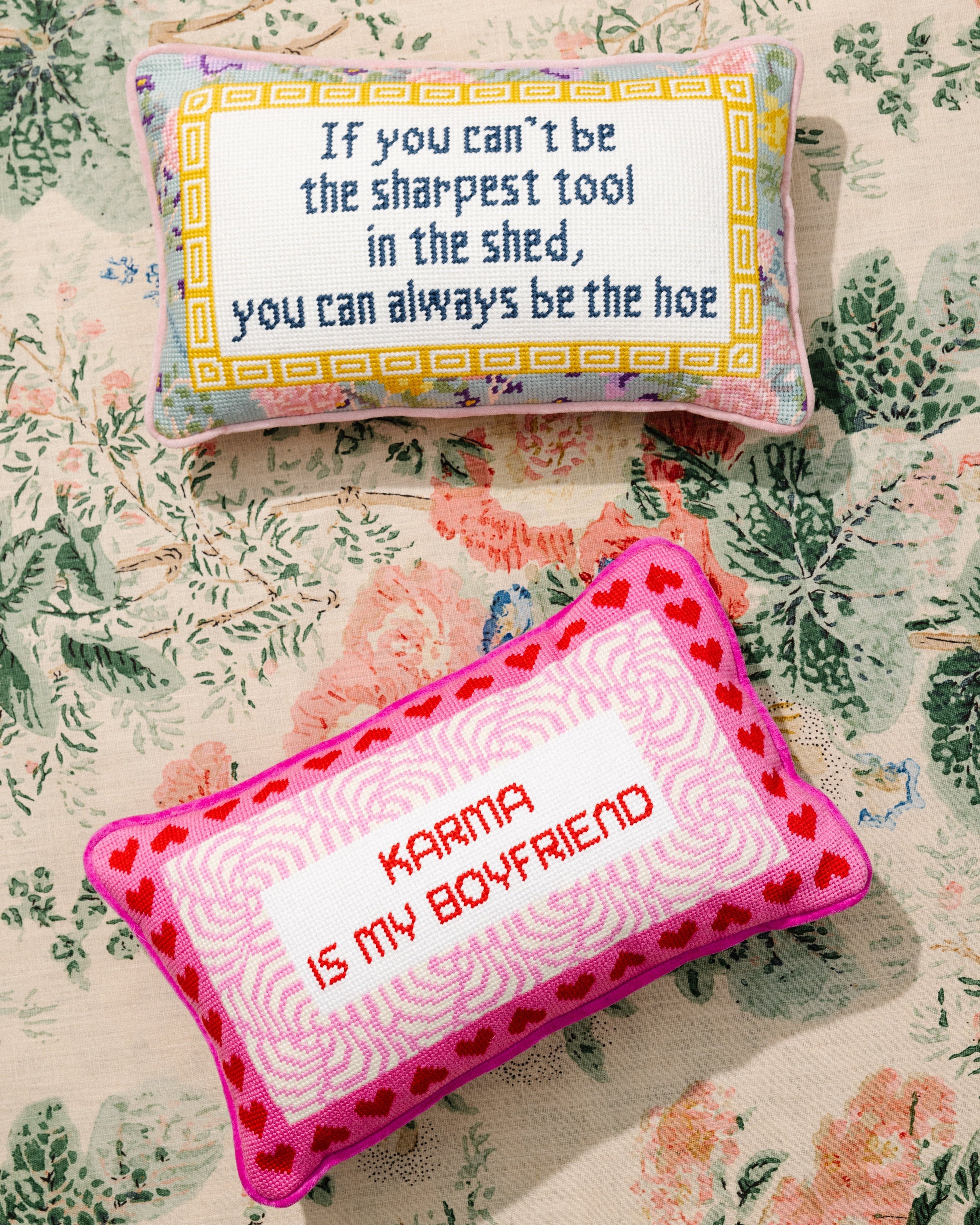 Sharpest Tool Needlepoint Pillow