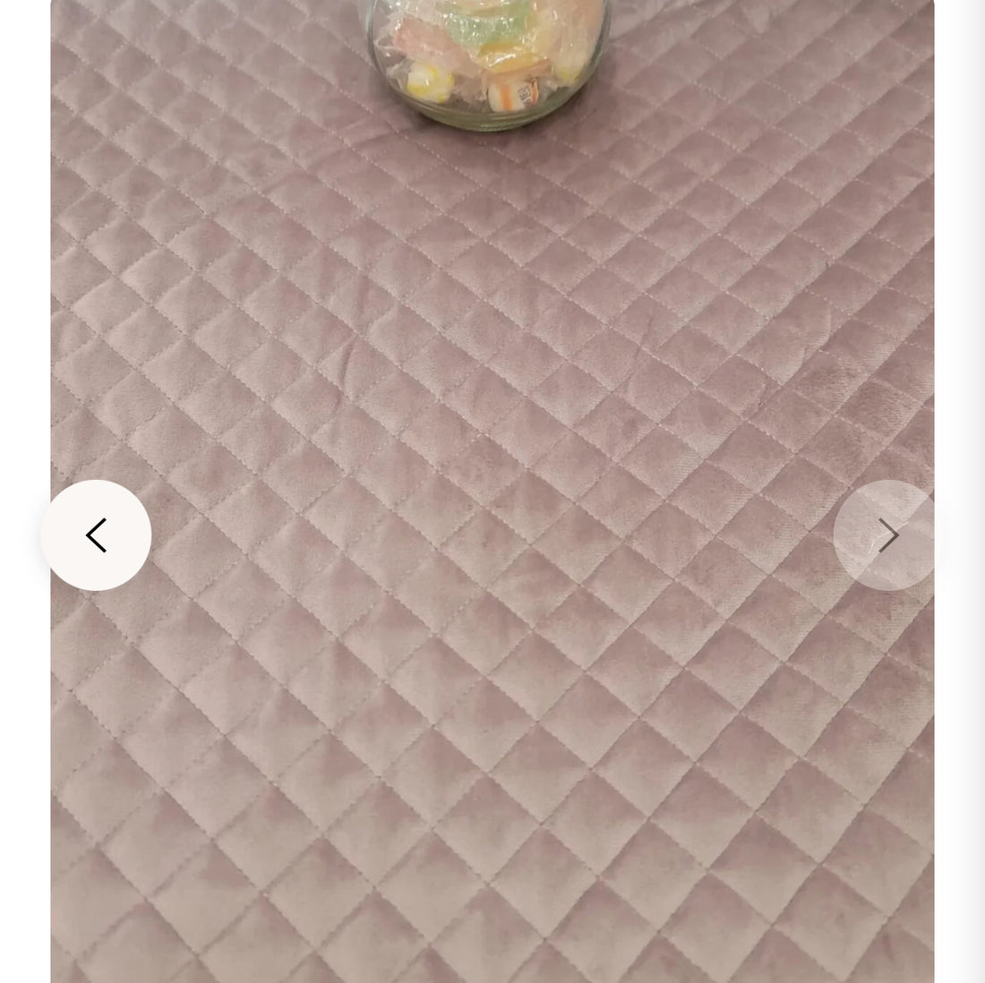 Quilted tablecloth-muave