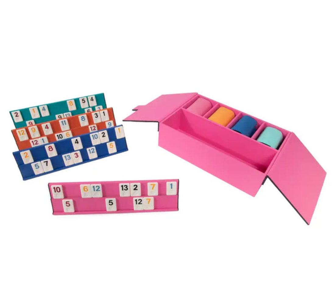 Leatherette rummikub set