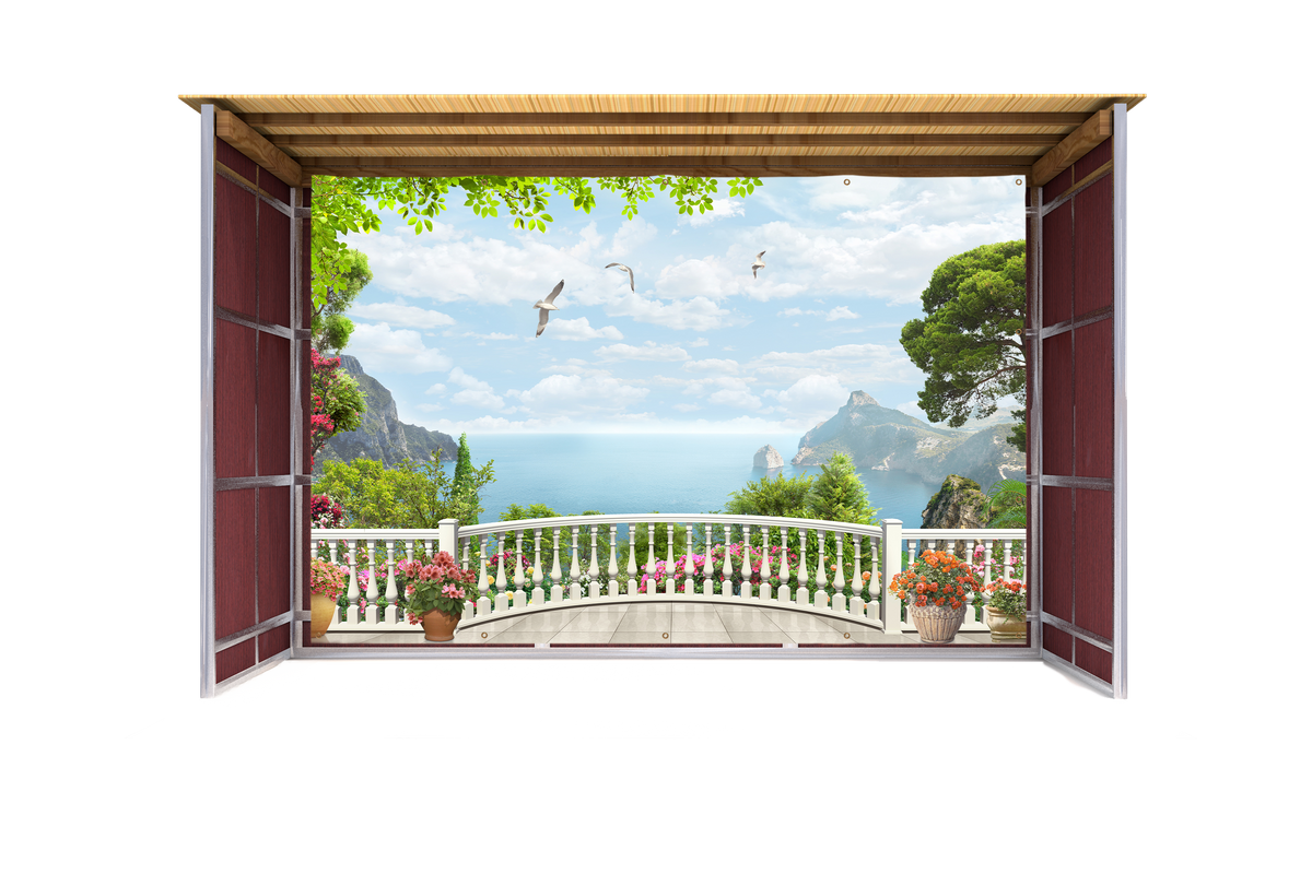 Balcony Bliss Sukkah Mural