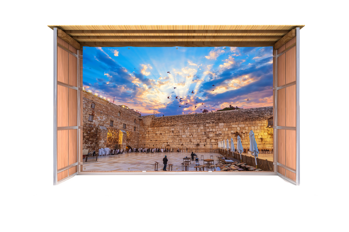 Kosel Rays Sukkah Mural