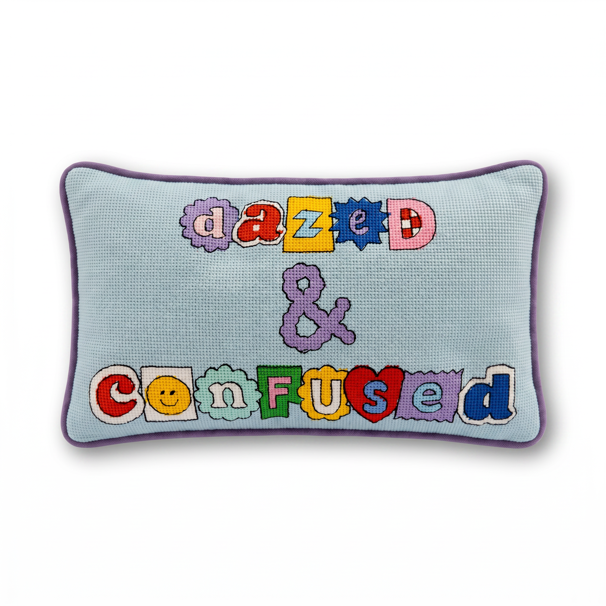Dazed & Confused Needlepoint Pillow