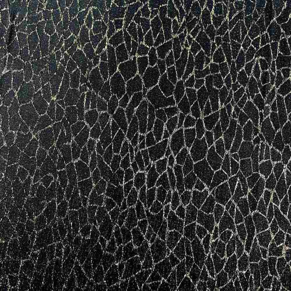 Midnight Gravel Metallic Jacquard - Custom Tablecloths