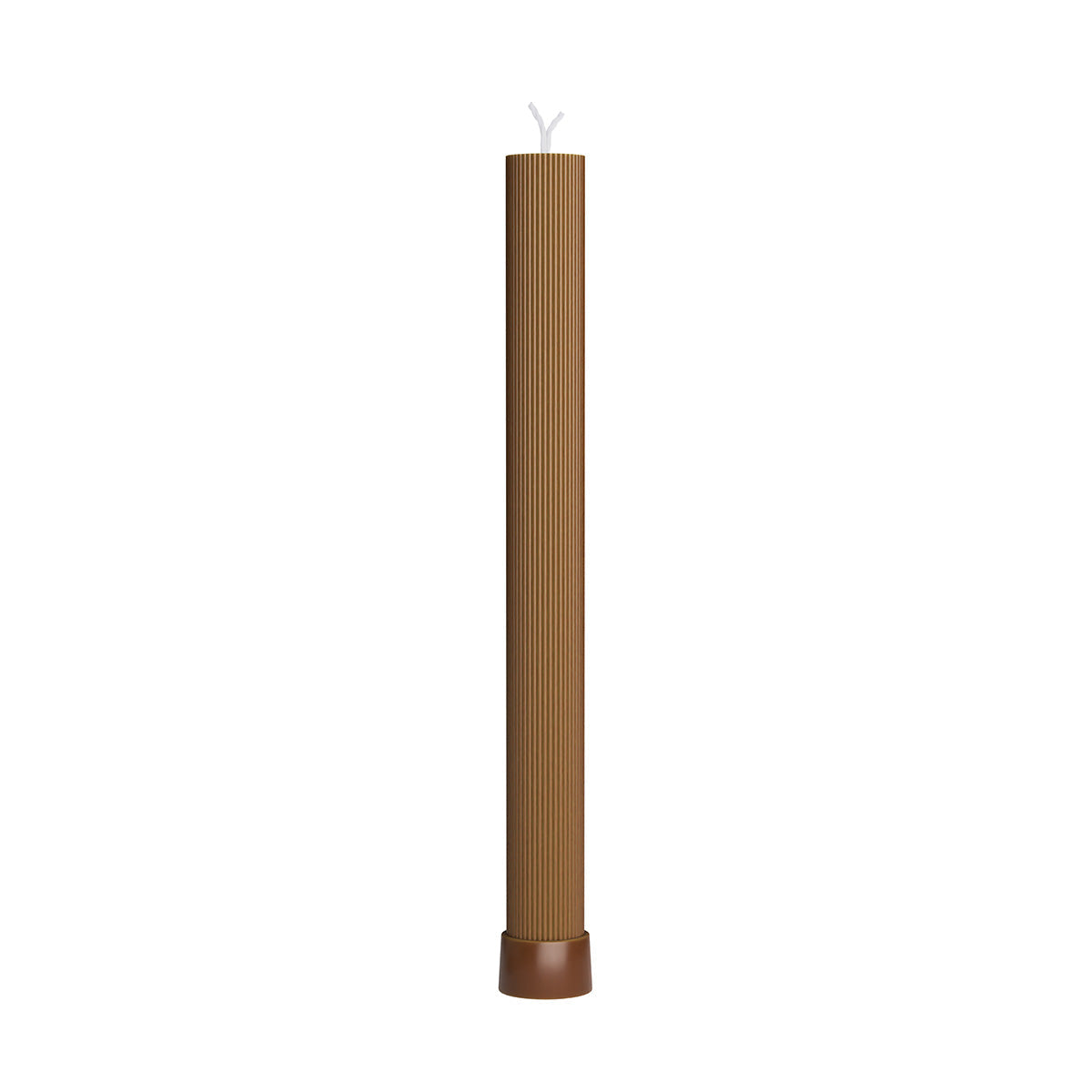 Leather Artwork Havdalah Set - Bronze Fire
