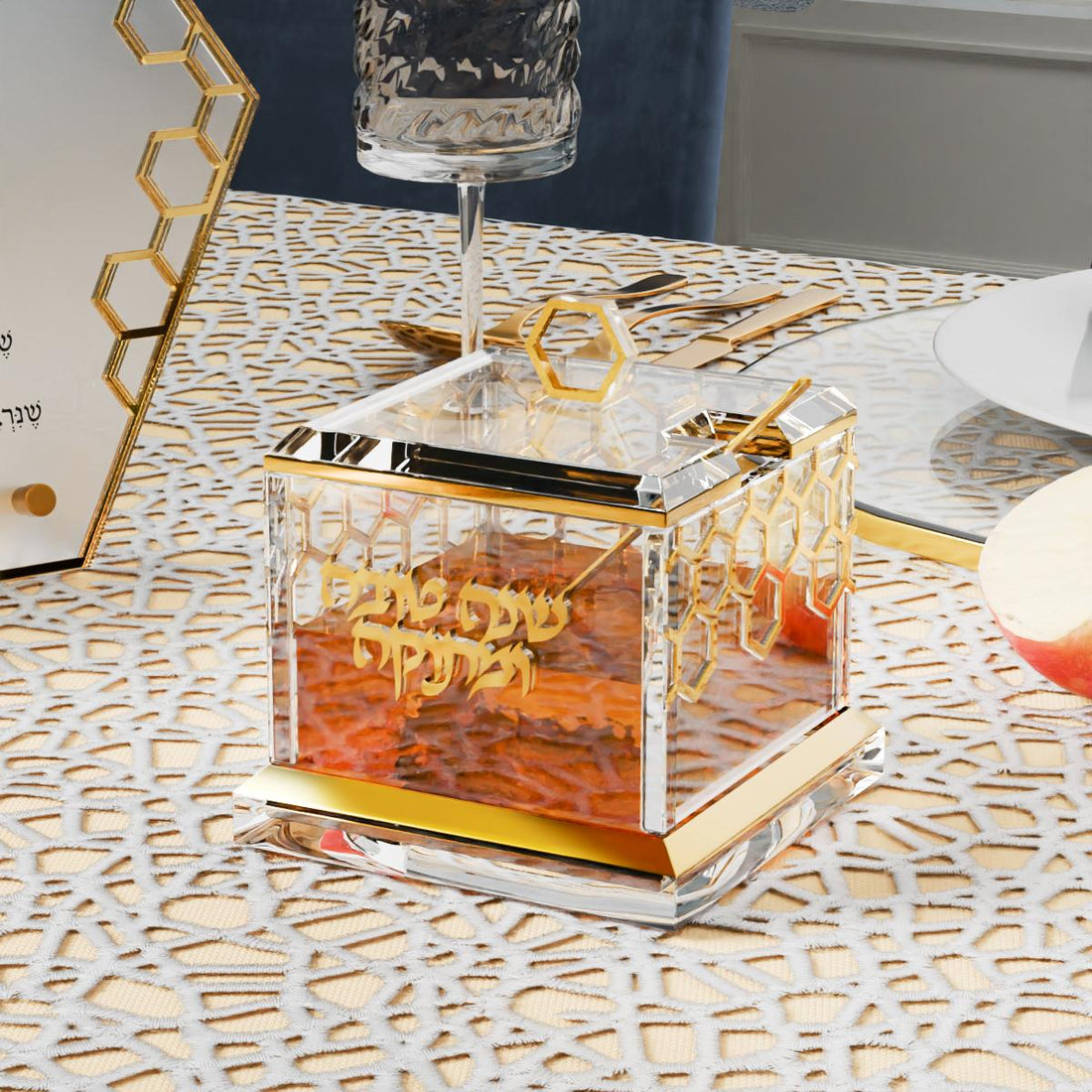 Honeycomb Honey Dish