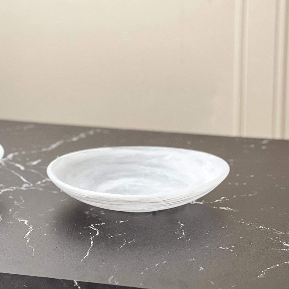 Resin Snow Drift Serving Bowls