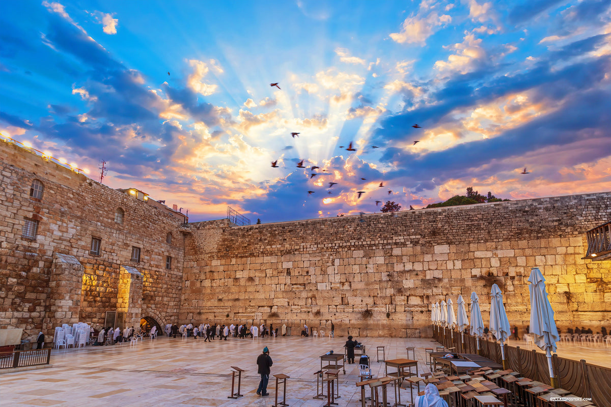 Kosel Rays Sukkah Mural