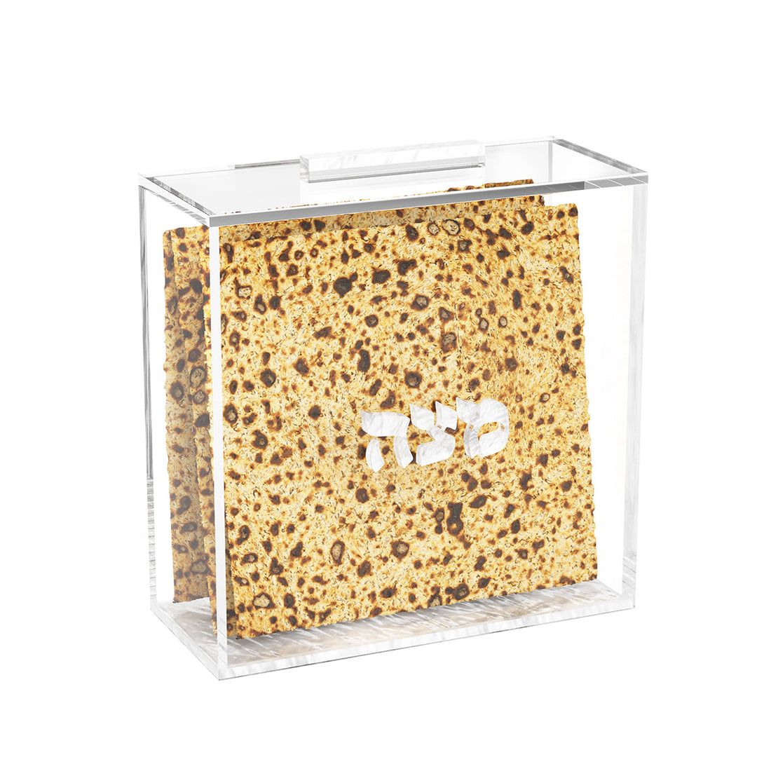 Matzah Box - White Pearl