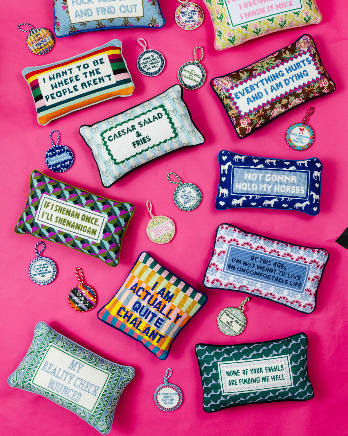 Chalant Needlepoint Pillow