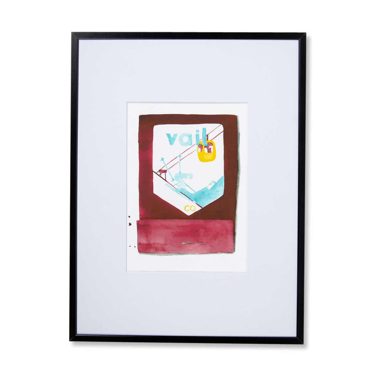Vail Matchbook Art Print