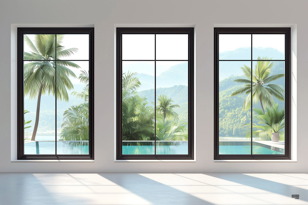Windows to Paradise Sukkah Mural