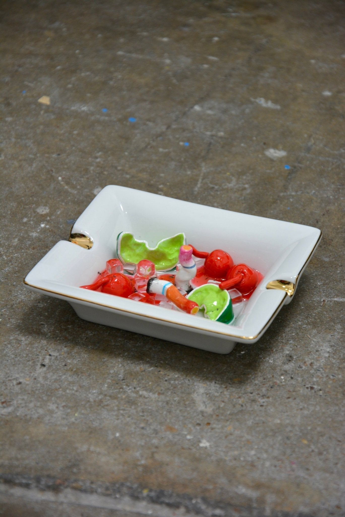 DRIVE-IN CHERRY LIMEADE ASHTRAY