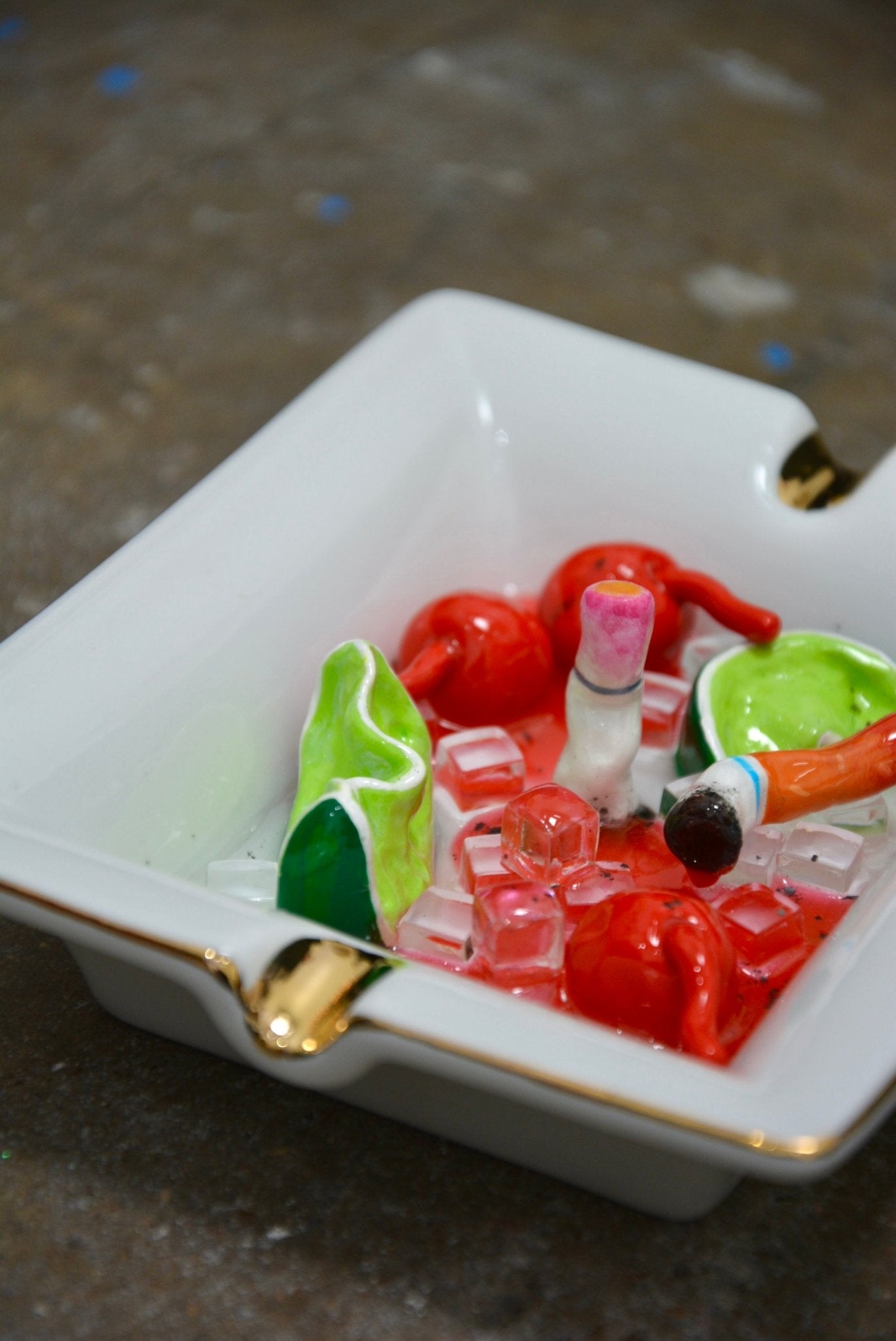 DRIVE-IN CHERRY LIMEADE ASHTRAY