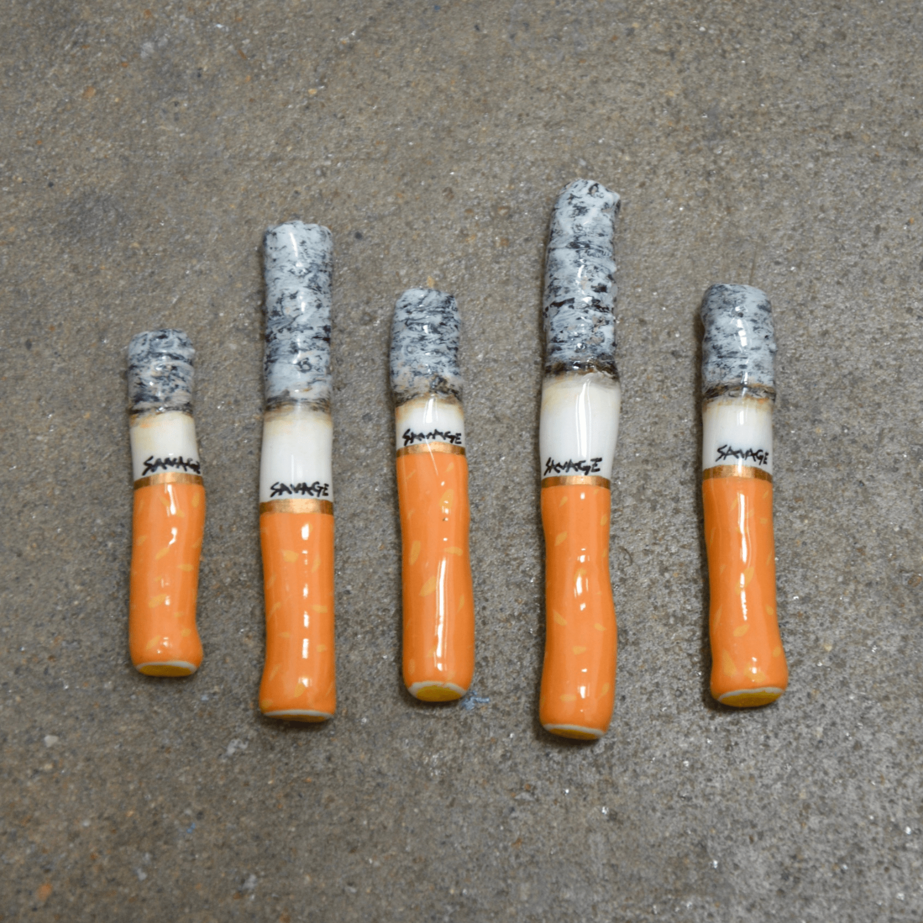 DUVALL CERAMIC CIGARETTES - SET OF FIVE