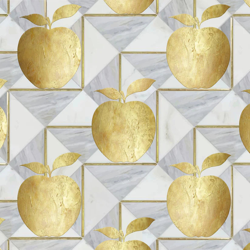 altoona paper placemat/ charger- golden apple