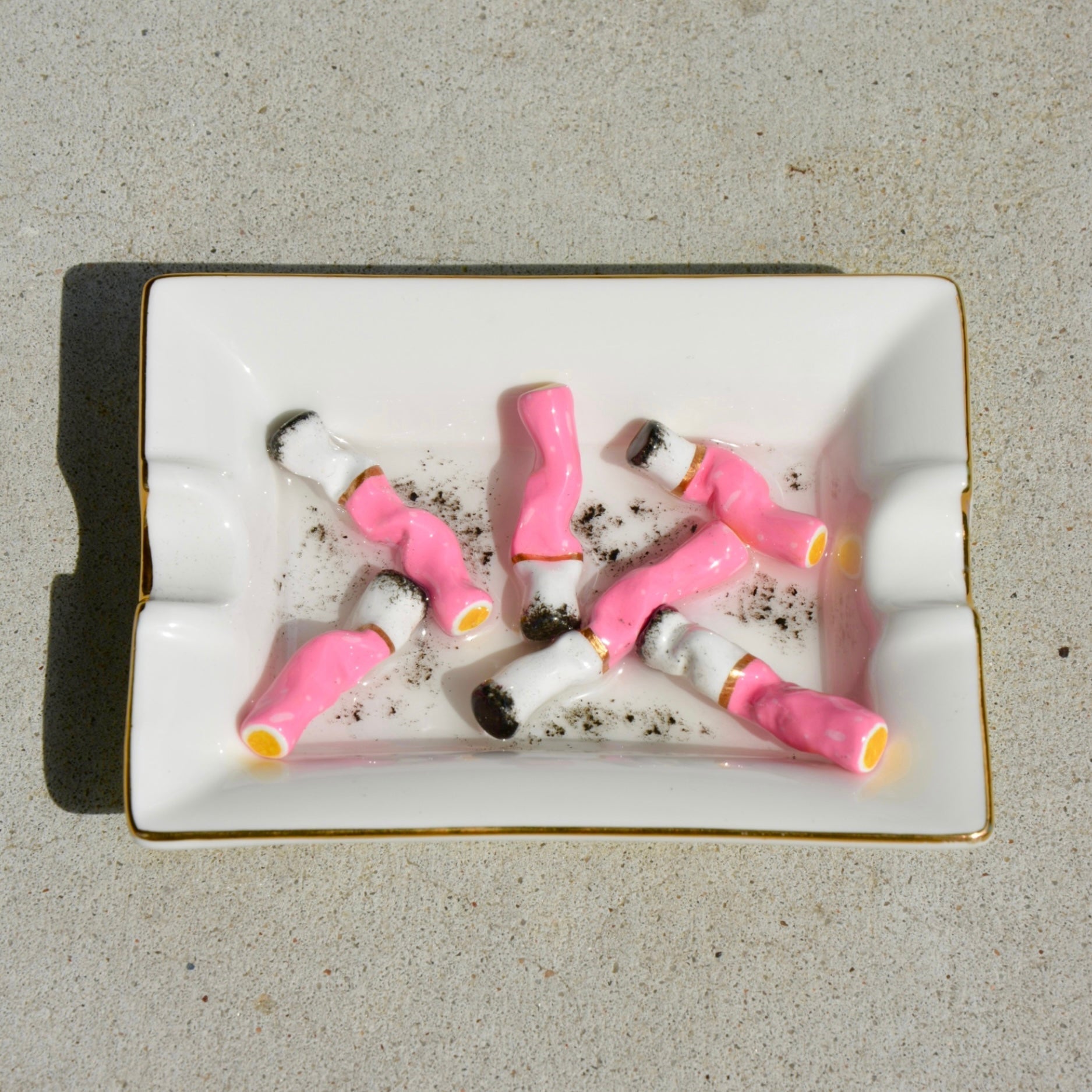 PINK PUFFS ASHTRAY