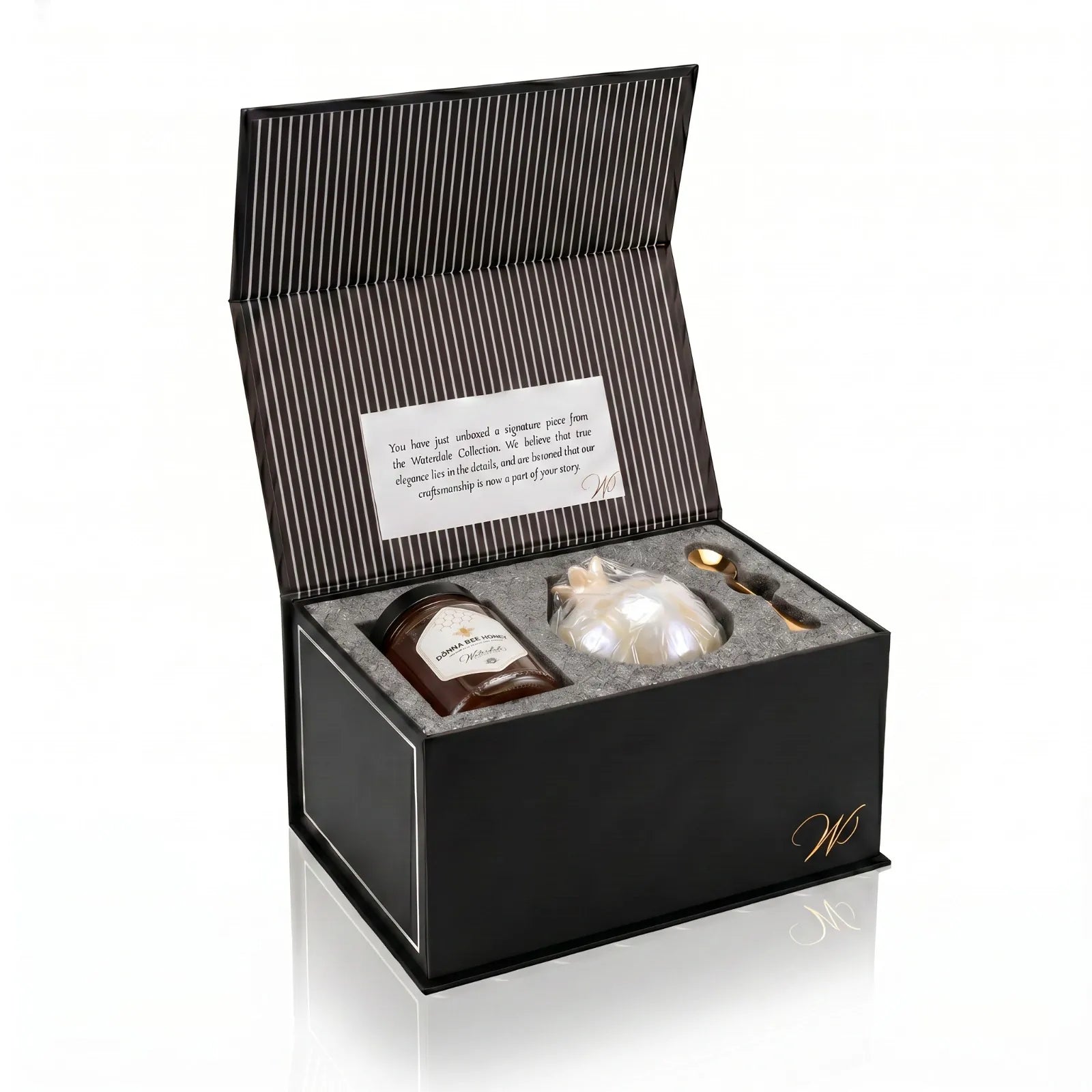 Honey Dish Pomegranate Gift Set