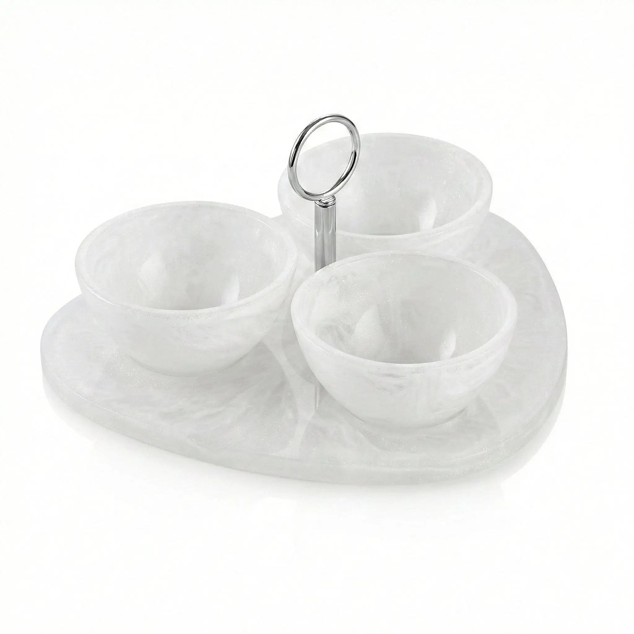 Resin Round Dip Bowl Set