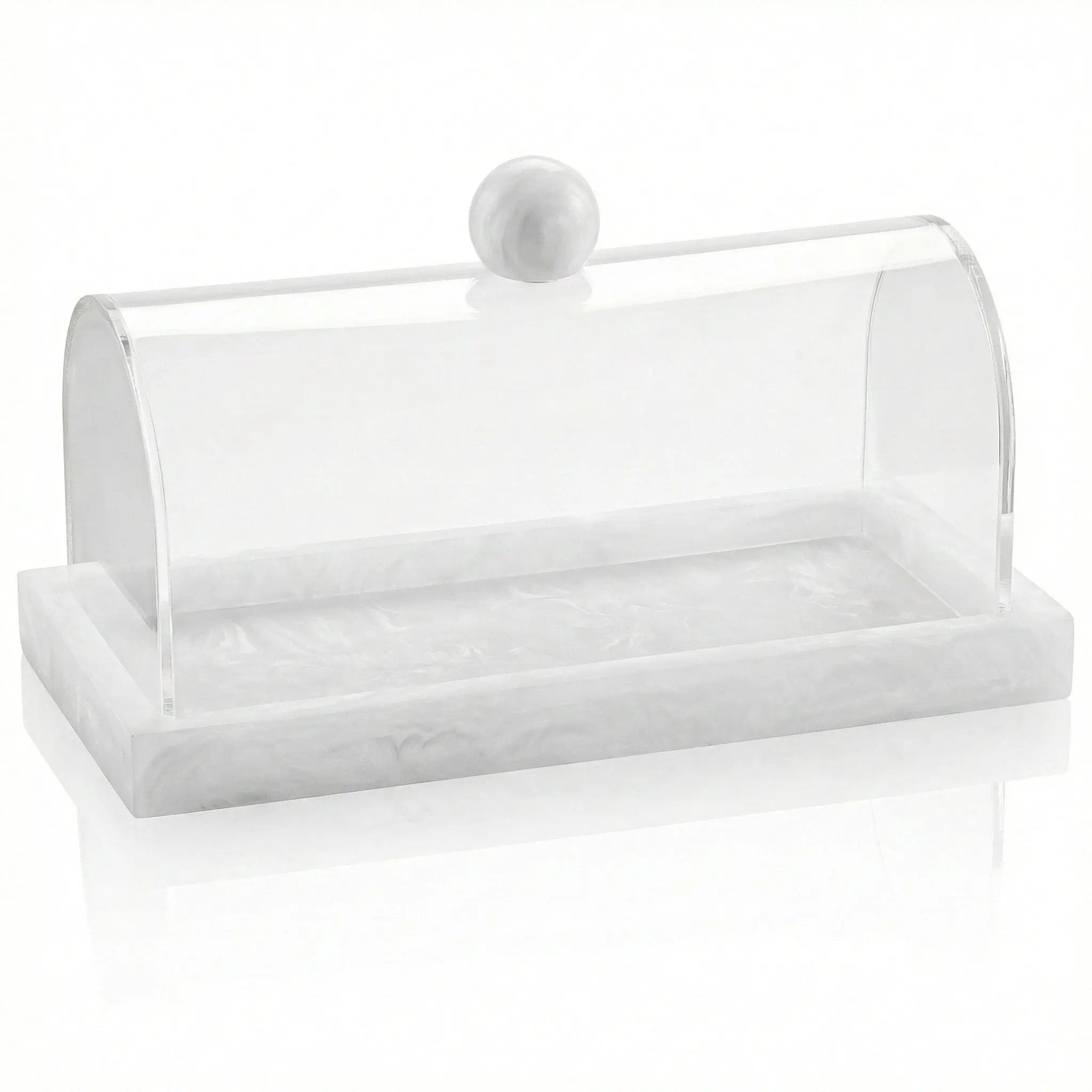 Small Rectangular Resin Cake Dome