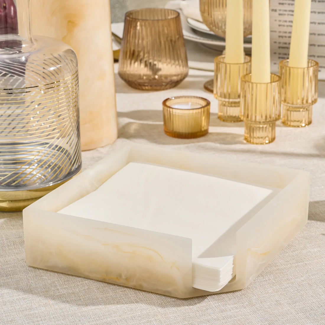 Square Resin Napkin Holder