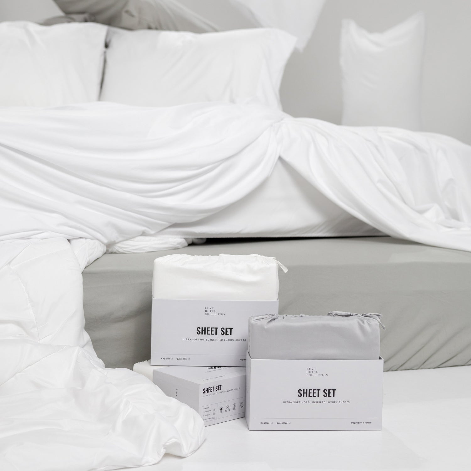 Cotton Blend Midnight Sheet Set