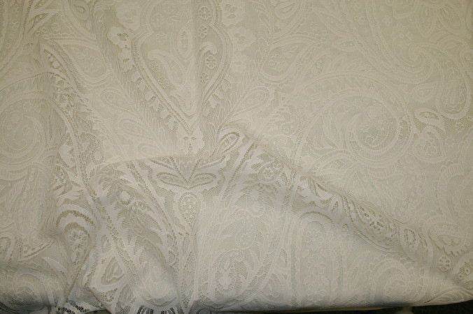 19TH CENTURY Lace Fabric, 58 Inch. in Width