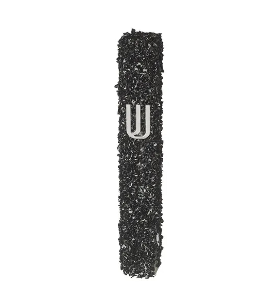 Mezuzah-black glass 12CM