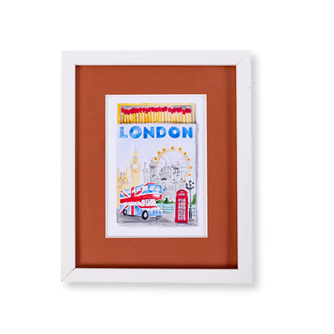 London Matchbook Art Print