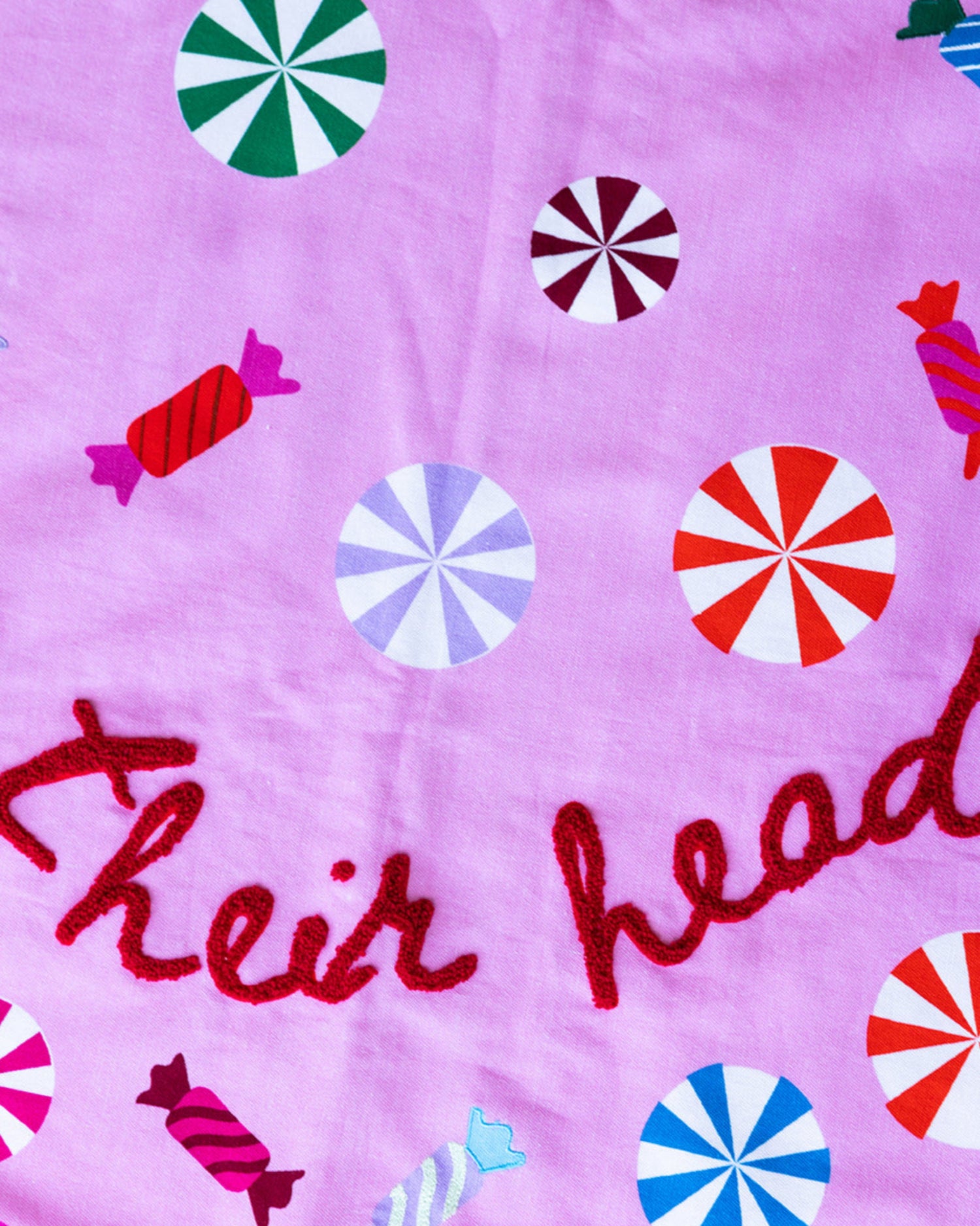 Sugar Plums Embroidered Tree Skirt