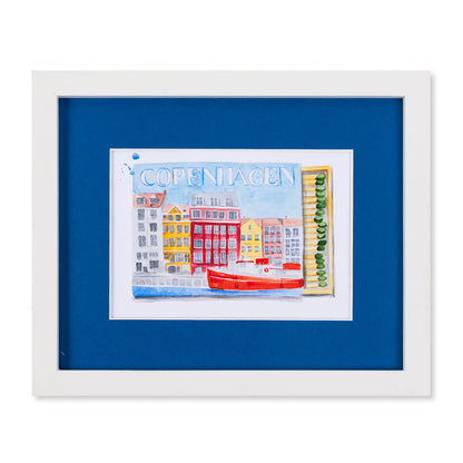 Copenhagen Matchbook Art Print