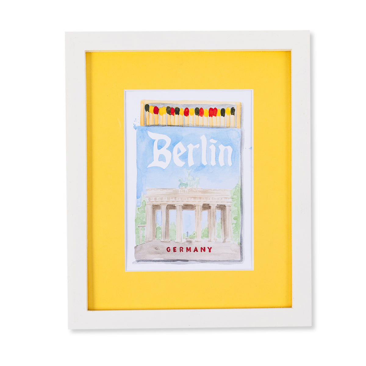 Berlin Matchbook Art Print
