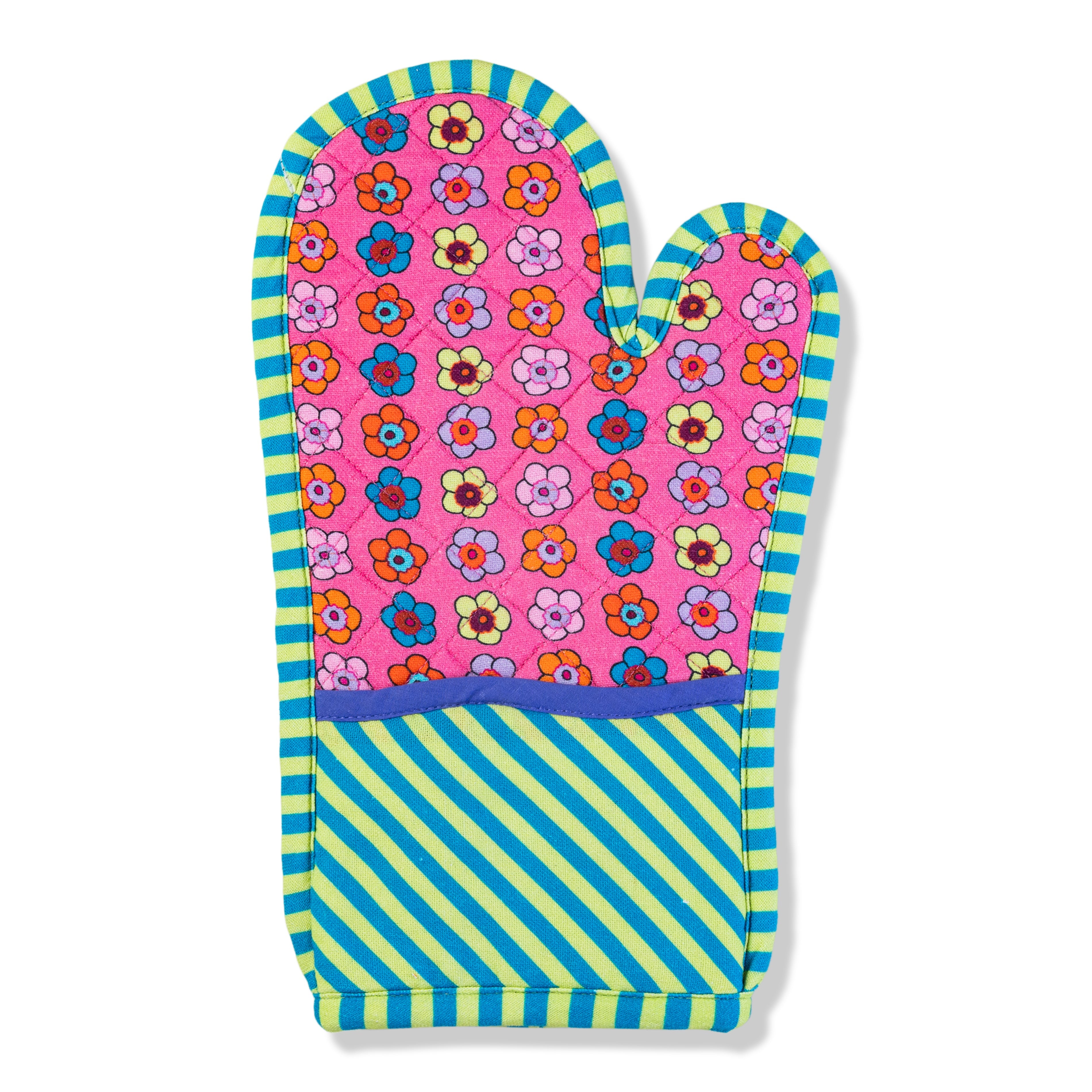 Pink Pot Holder &amp; Oven Mitt