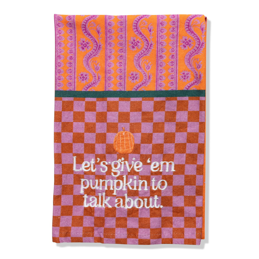 Pumpkin To Talk About Dish Towel