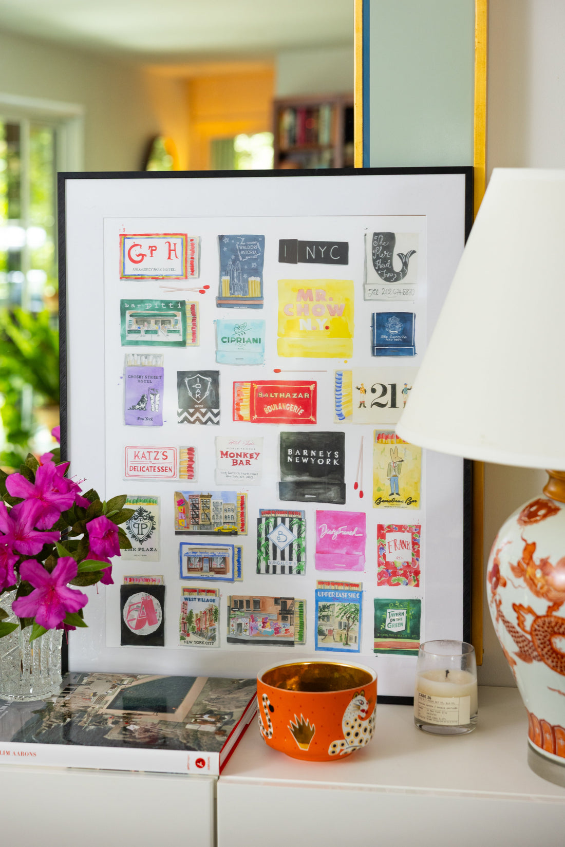 NYC Collection Matchbook Art Print