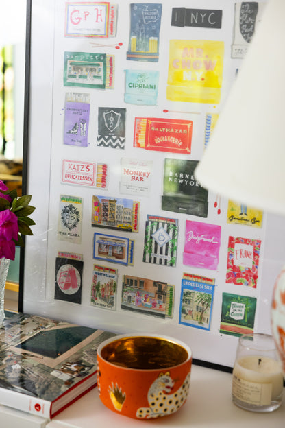 NYC Collection Matchbook Art Print