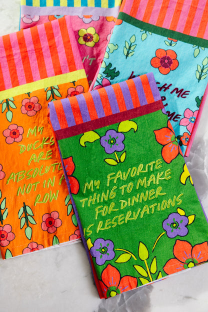 Reservations Dish Towel