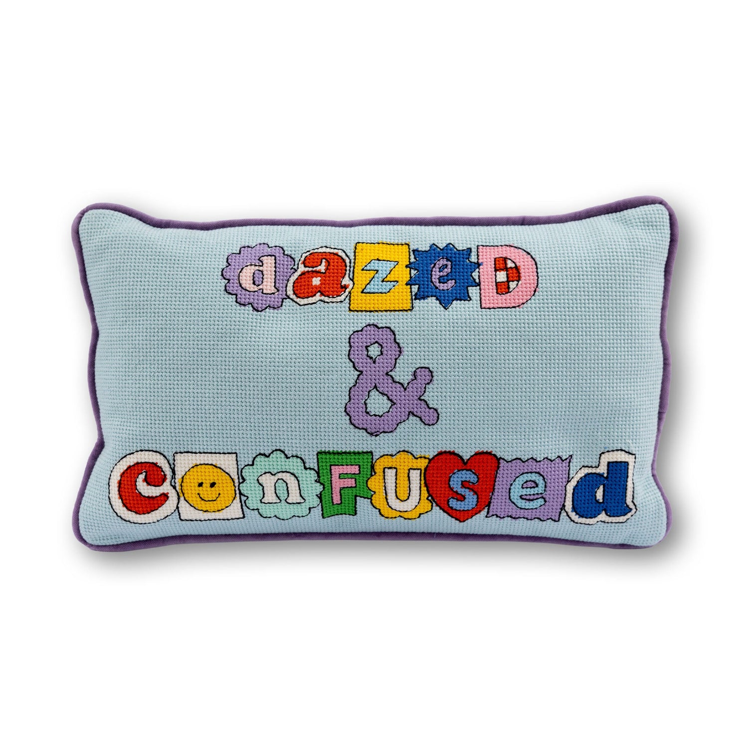 Dazed &amp; Confused Needlepoint Pillow