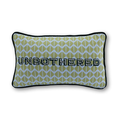 Unbothered Needlepoint Pillow