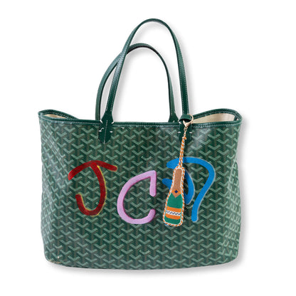 Champagne Bottle - Bag Charm