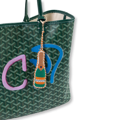 Champagne Bottle - Bag Charm