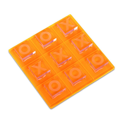 Vince Acrylic Tic Tac Toe Orange