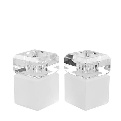Pair of 3” Two Tone Candleholders
