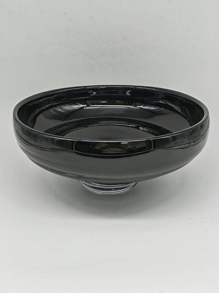 Glass Centerpiece Bowl, 10.75&quot;D: White