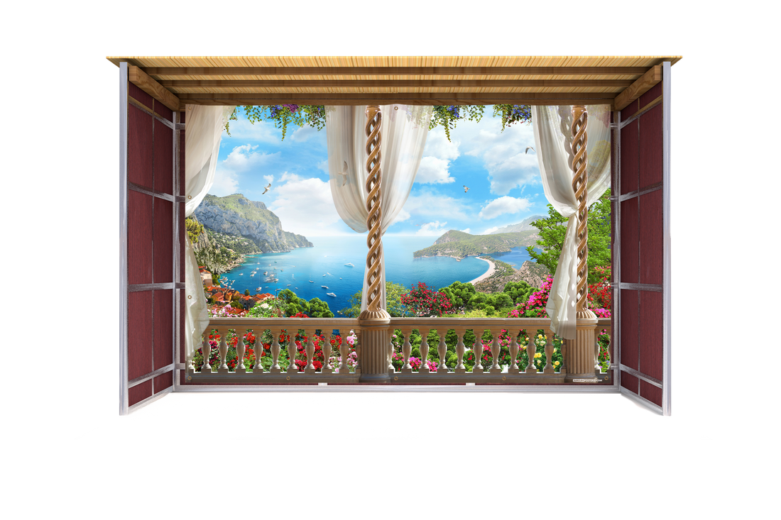 Coastal Haven Sukkah Mural